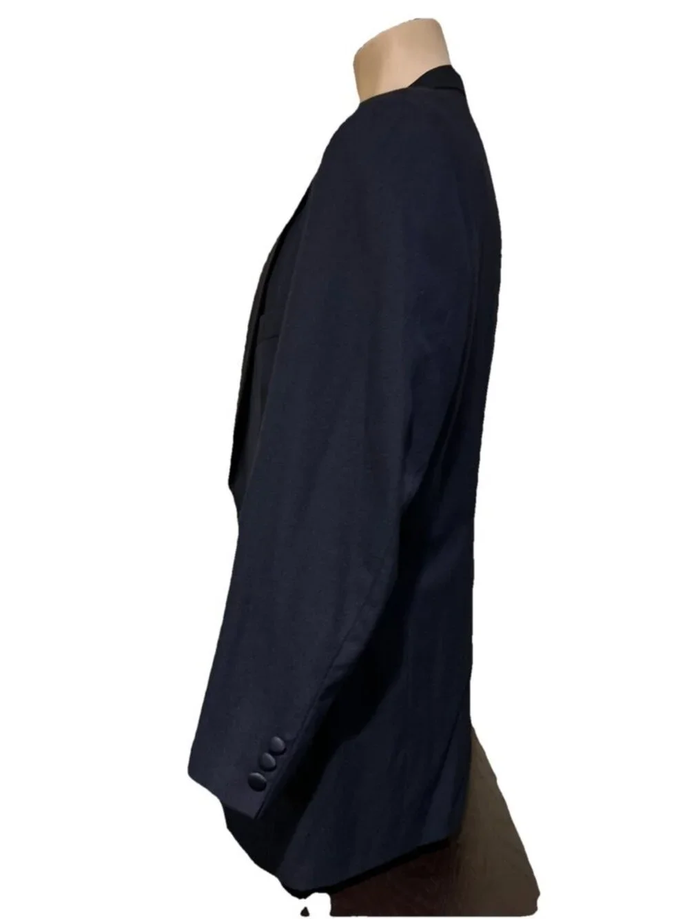 Brooks Brothers Tuxedo Jacket Mens 45R Brooksease Black One-Button Classic USA